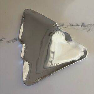 $22 Pewter de Mexico Christmas Tree Tray - Like NEW Guadalajara Artisan